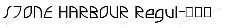 STONE HARBOUR Regul字体转换